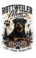 Rottweiler Mom loyal strong unconditional dog design